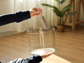 Prism Series F3 8" Fused Quartz Crystal Singing Bowl