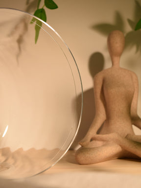 Prism Series F3 8" Fused Quartz Crystal Singing Bowl