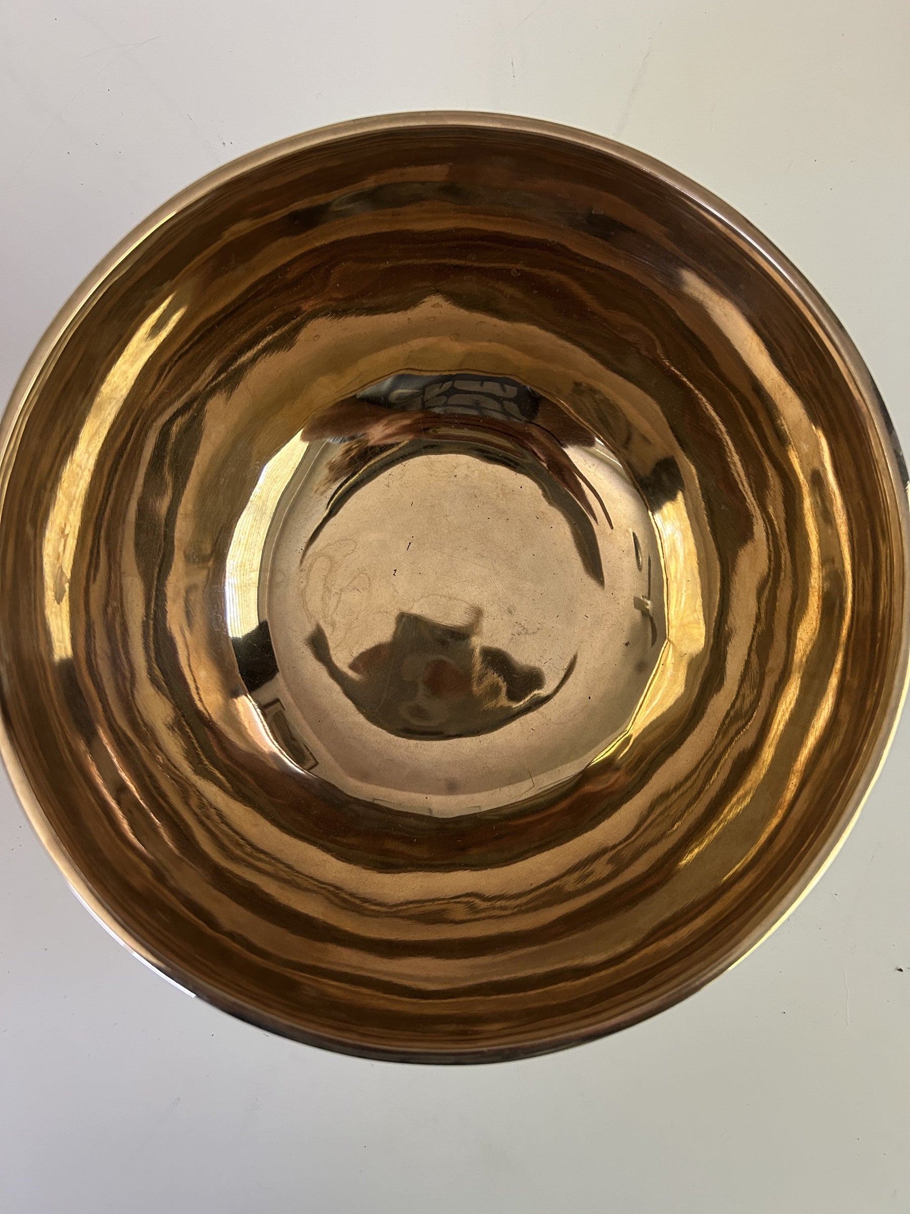 8.5 Inch Bronze C3 One Of A Kind Singing Bowl CUSTOM-0014