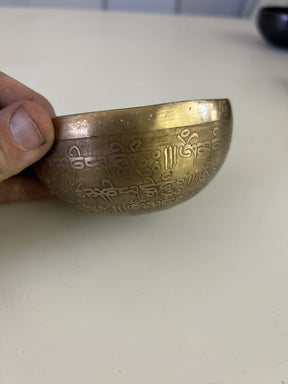 4 Inch Bronze E5 One Of A Kind Singing Bowl CUSTOM-0009