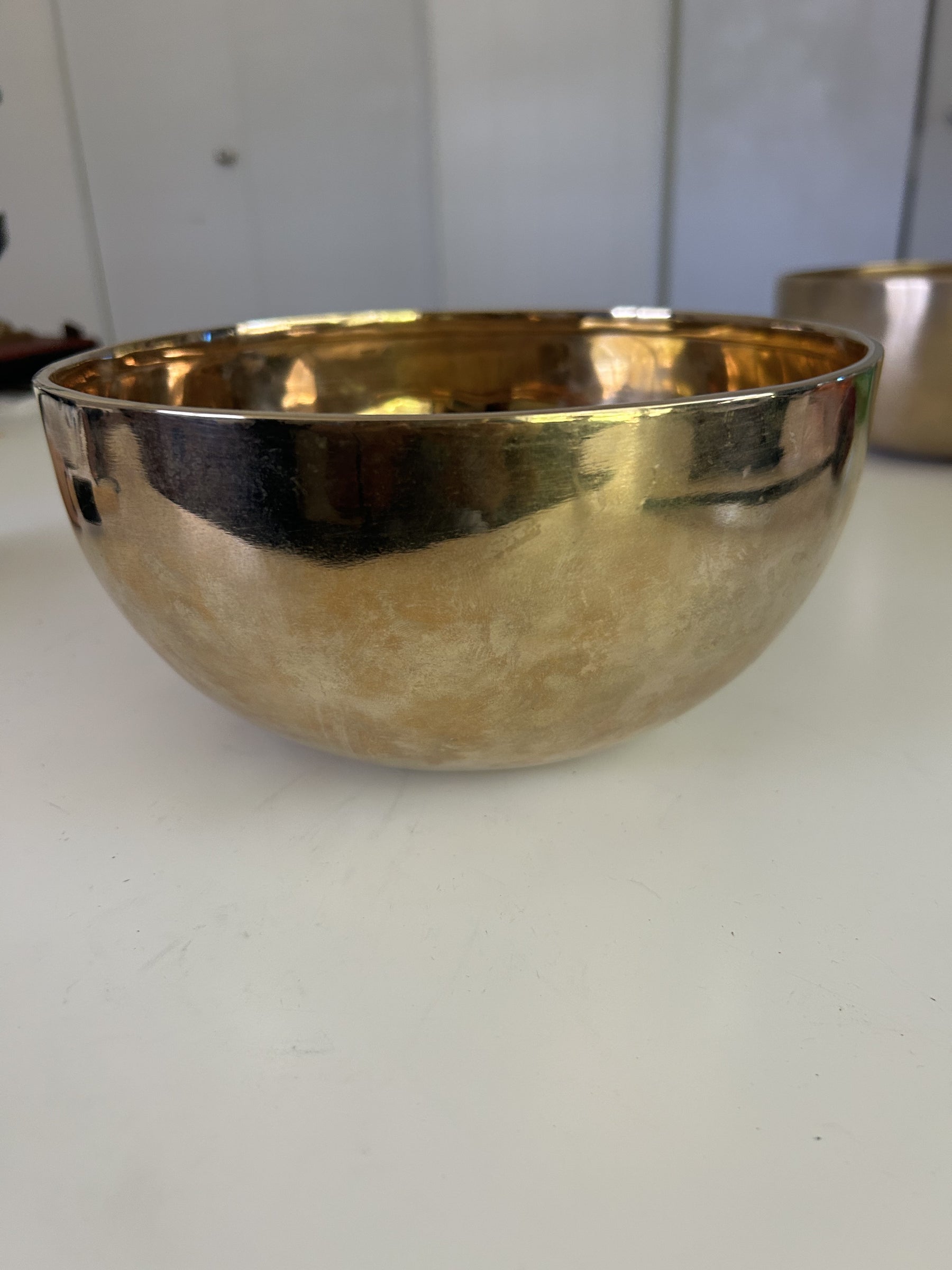 8.5 Inch Bronze C3 One Of A Kind Singing Bowl CUSTOM-0014