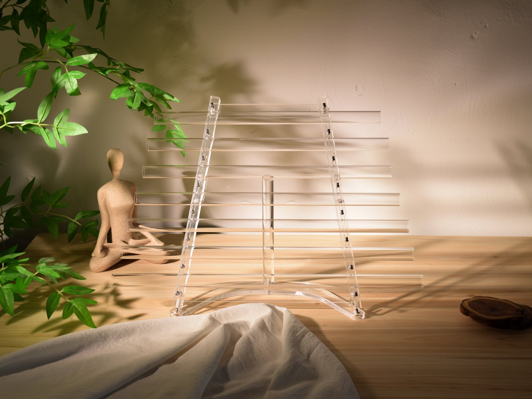 7-Note 440Hz Crystal Harp (D Minor Scale)