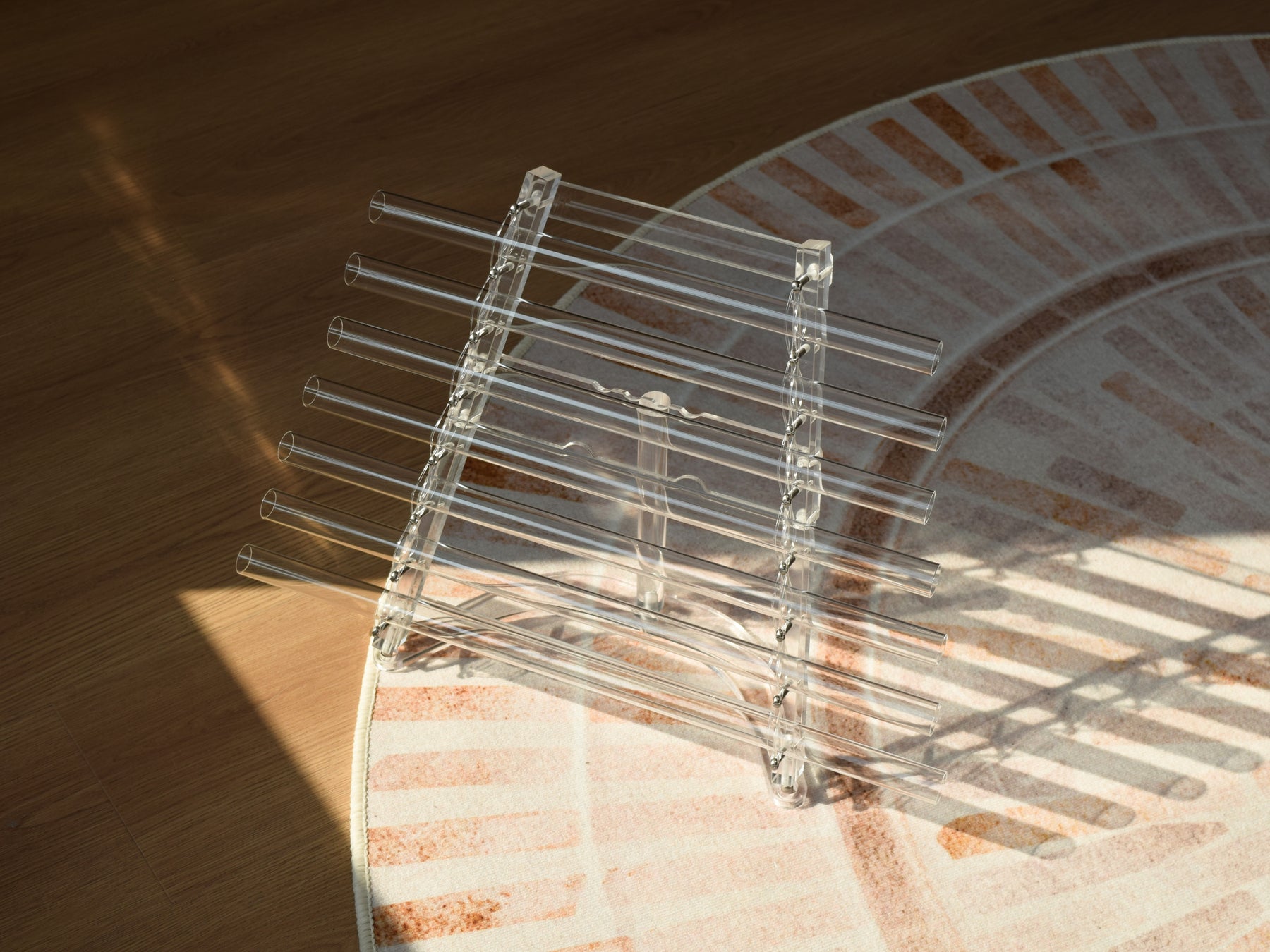 7-Note 440Hz Crystal Harp (D Minor Scale)