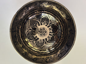 7.25 Inch Bronze A Flat 3 One Of A Kind Singing Bowl CUSTOM-0007