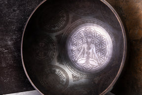 8" F# Tone 3rd Octave Bronze 0926