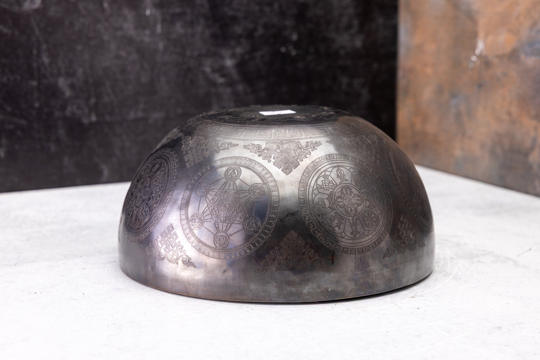 8" F# Tone 3rd Octave Bronze 0926