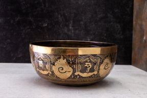 9' D Tone 3rd Octave Bronze 0940