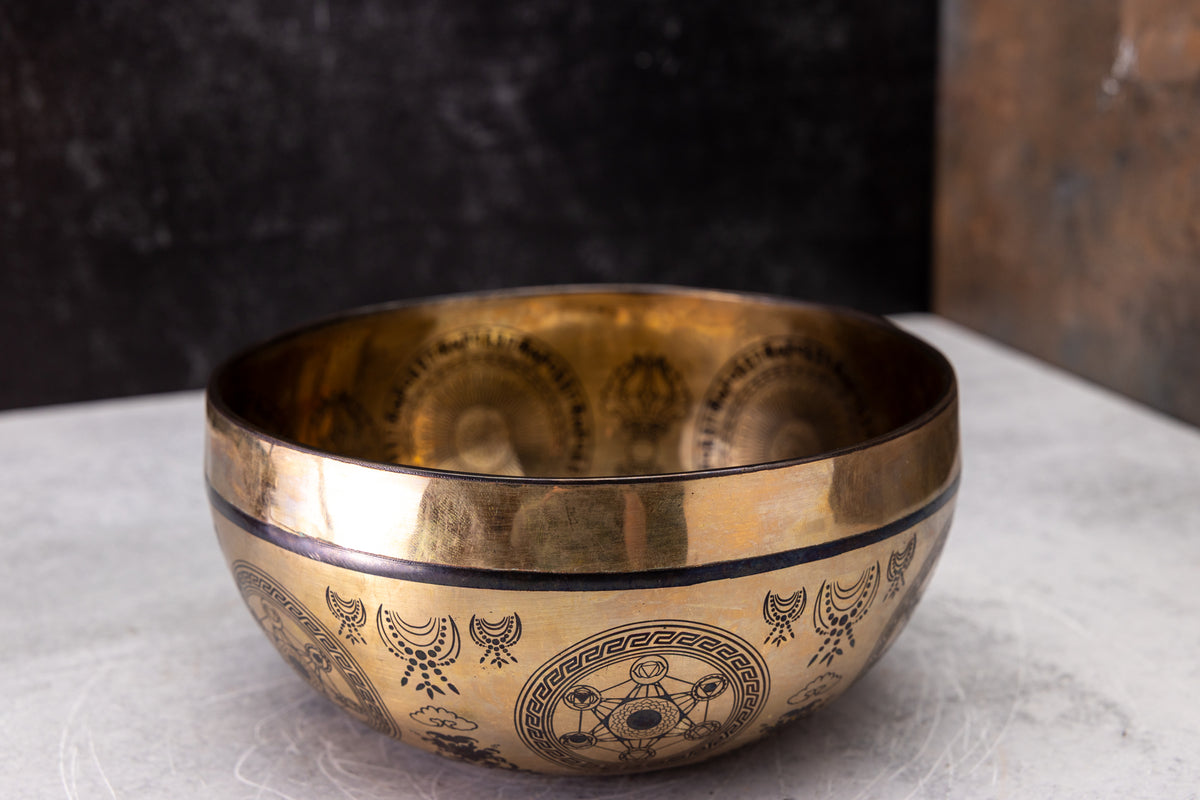 6.75' B Flat Tone 3rd Octave Bronze 0987