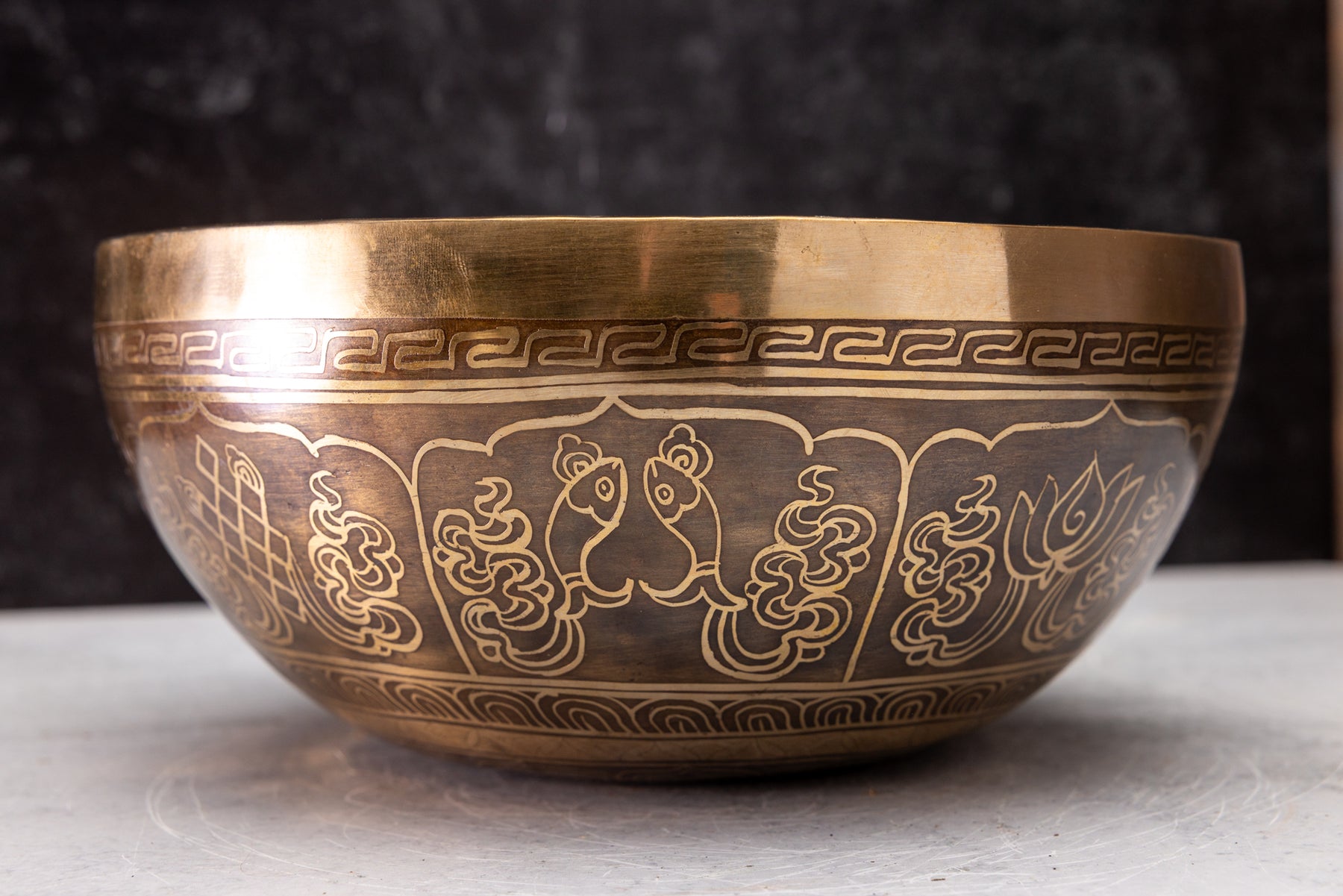 9.25' D Tone 3rd Octave Bronze 1014