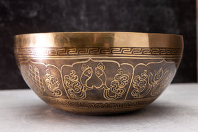 9.25' D Tone 3rd Octave Bronze 1014