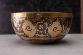 9.5' C Tone 3rd Octave Bronze 0936