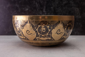 9.5' C Tone 3rd Octave Bronze 0936