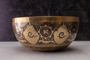 9.5' C Tone 3rd Octave Bronze 0936