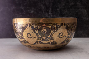 9.5' C Tone 3rd Octave Bronze 0936