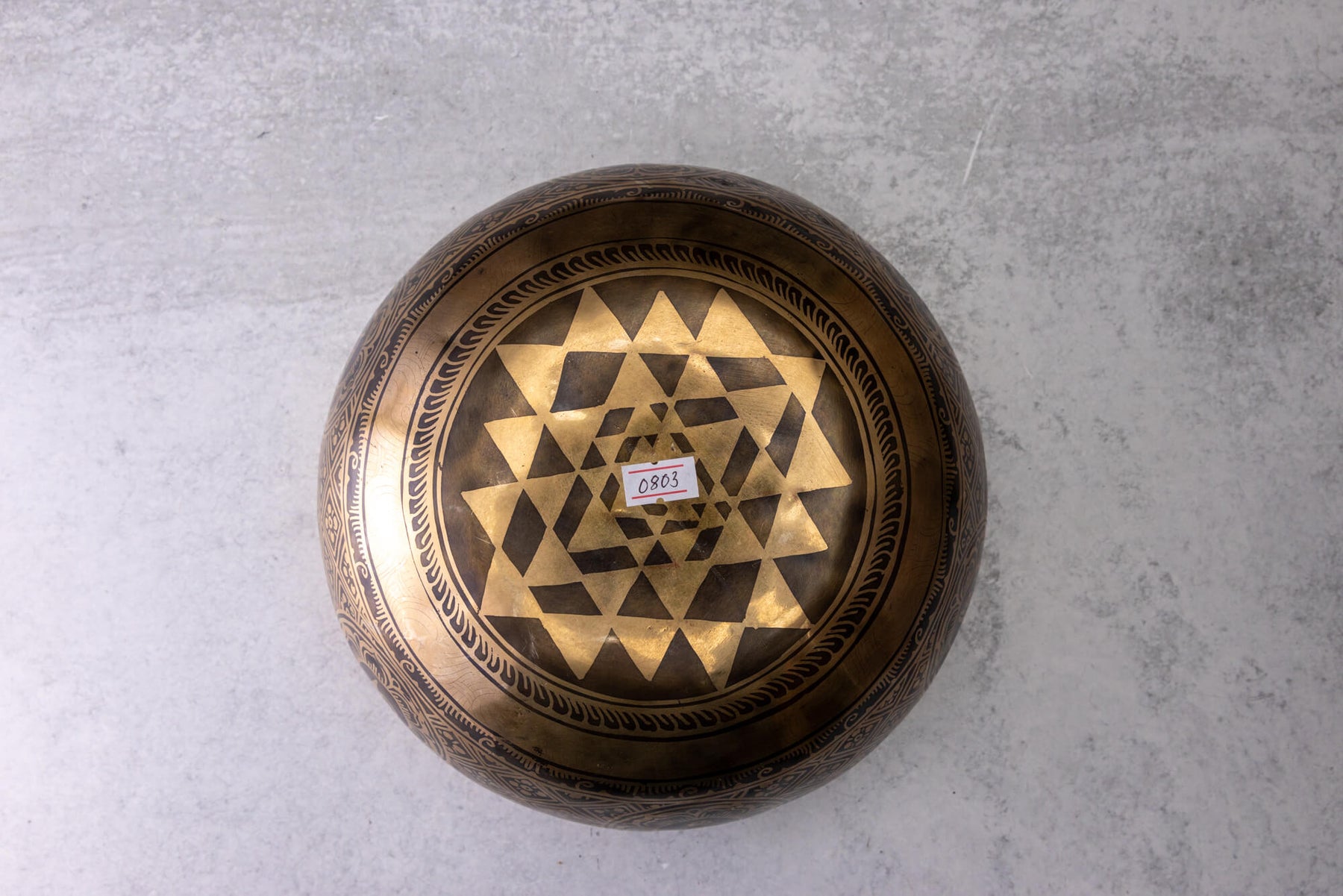 9.5' D Tone 3rd Octave Bronze 0803