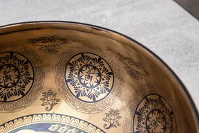 8.5' F# Tone 3rd Octave Bronze 0985