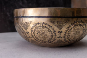 8.5' F# Tone 3rd Octave Bronze 0985