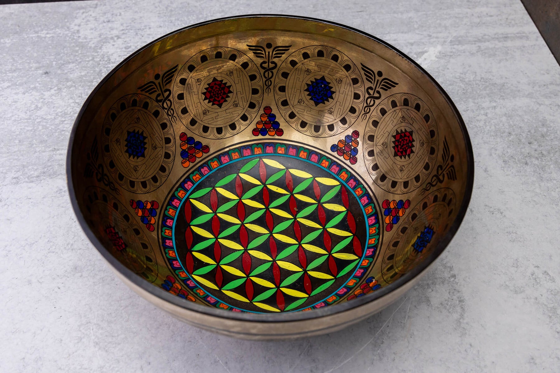 9.25' D Tone 3rd Octave Bronze 0909