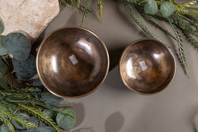 4th Octave E4 B4 Perfect Fifth Legacy Collection Bronze Makers Mark Singing Bowls