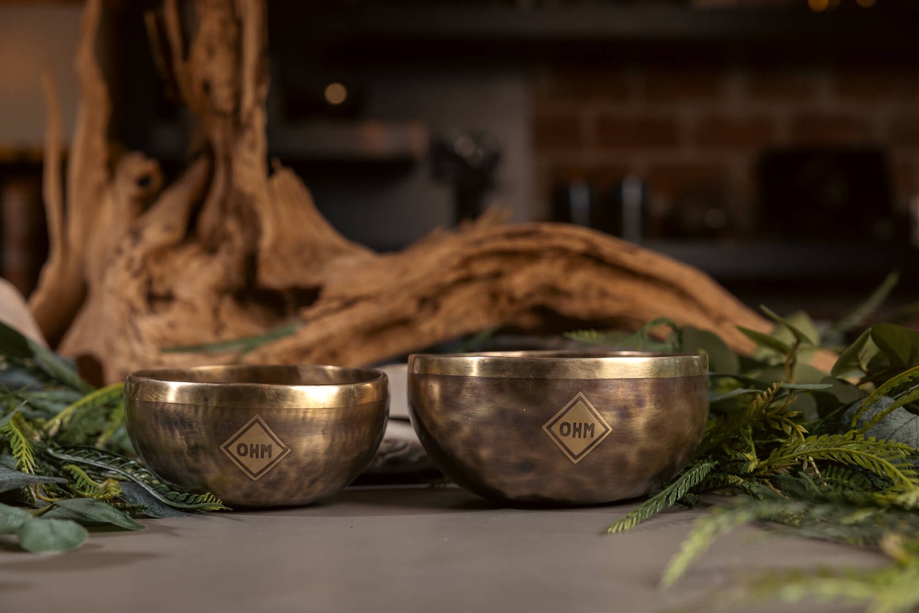 4th Octave Perfect Fifth Set G4 And C4: 6.5in and 5.7in Bronze Bowl Pair