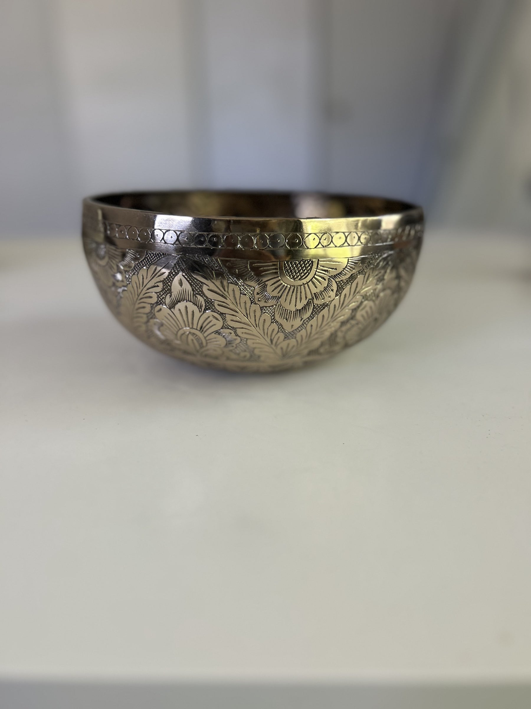 7.25 Inch Bronze A Flat 3 One Of A Kind Singing Bowl CUSTOM-0007