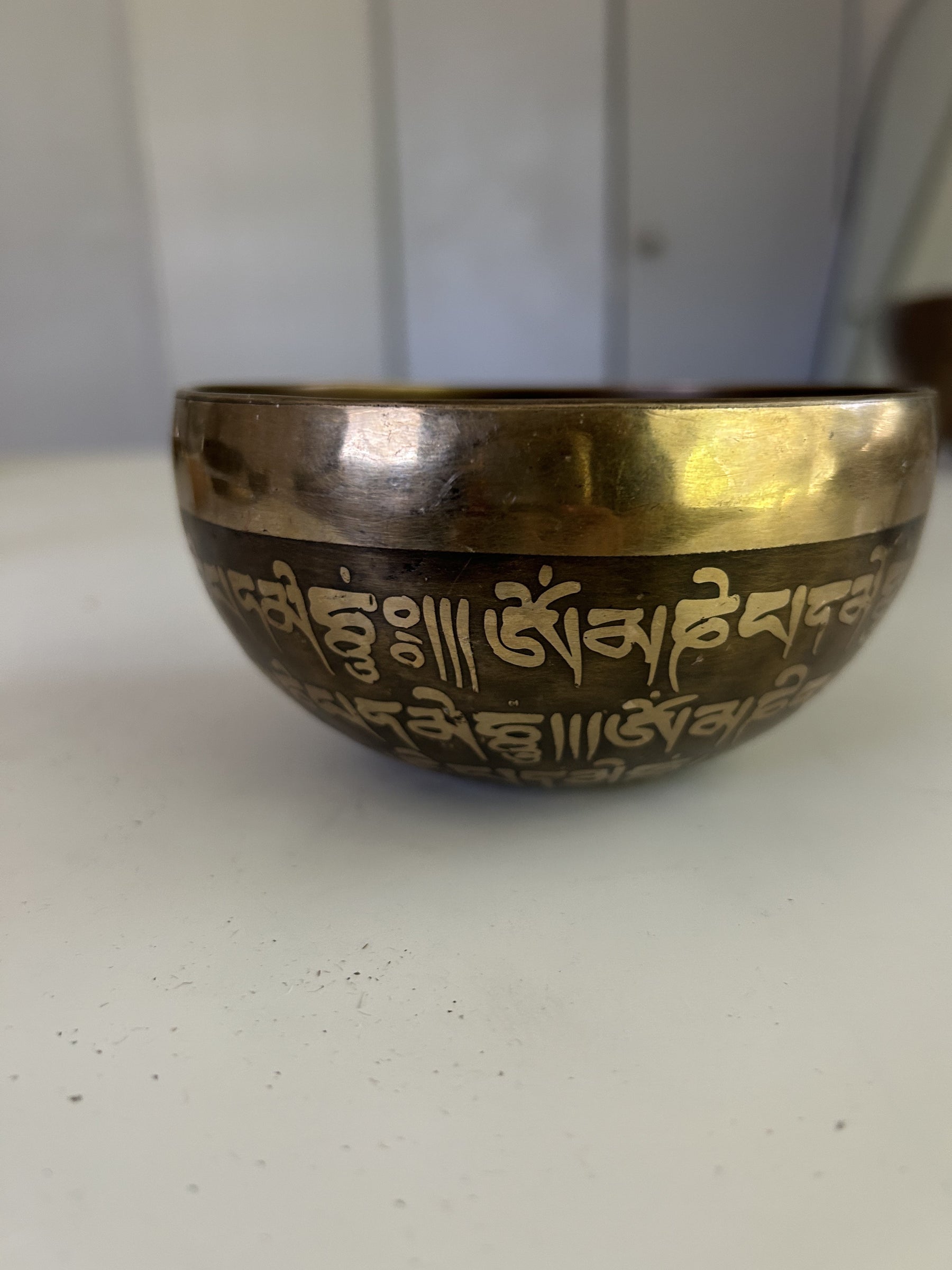 4.75 Inch Bronze A4 One Of A Kind Singing Bowl CUSTOM-0016