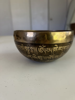 4.75 Inch Bronze A4 One Of A Kind Singing Bowl CUSTOM-0016