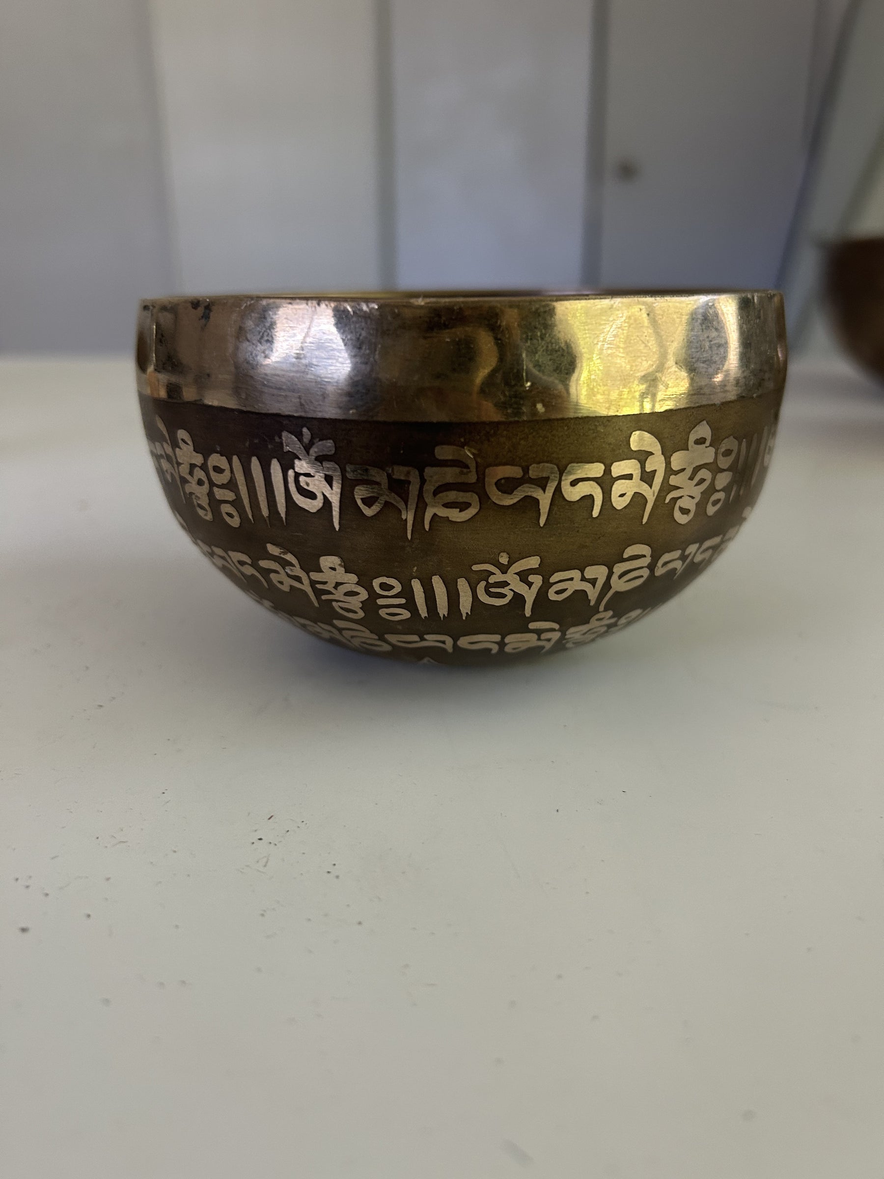 5 Inch Bronze A4 One Of A Kind Singing Bowl CUSTOM-0017