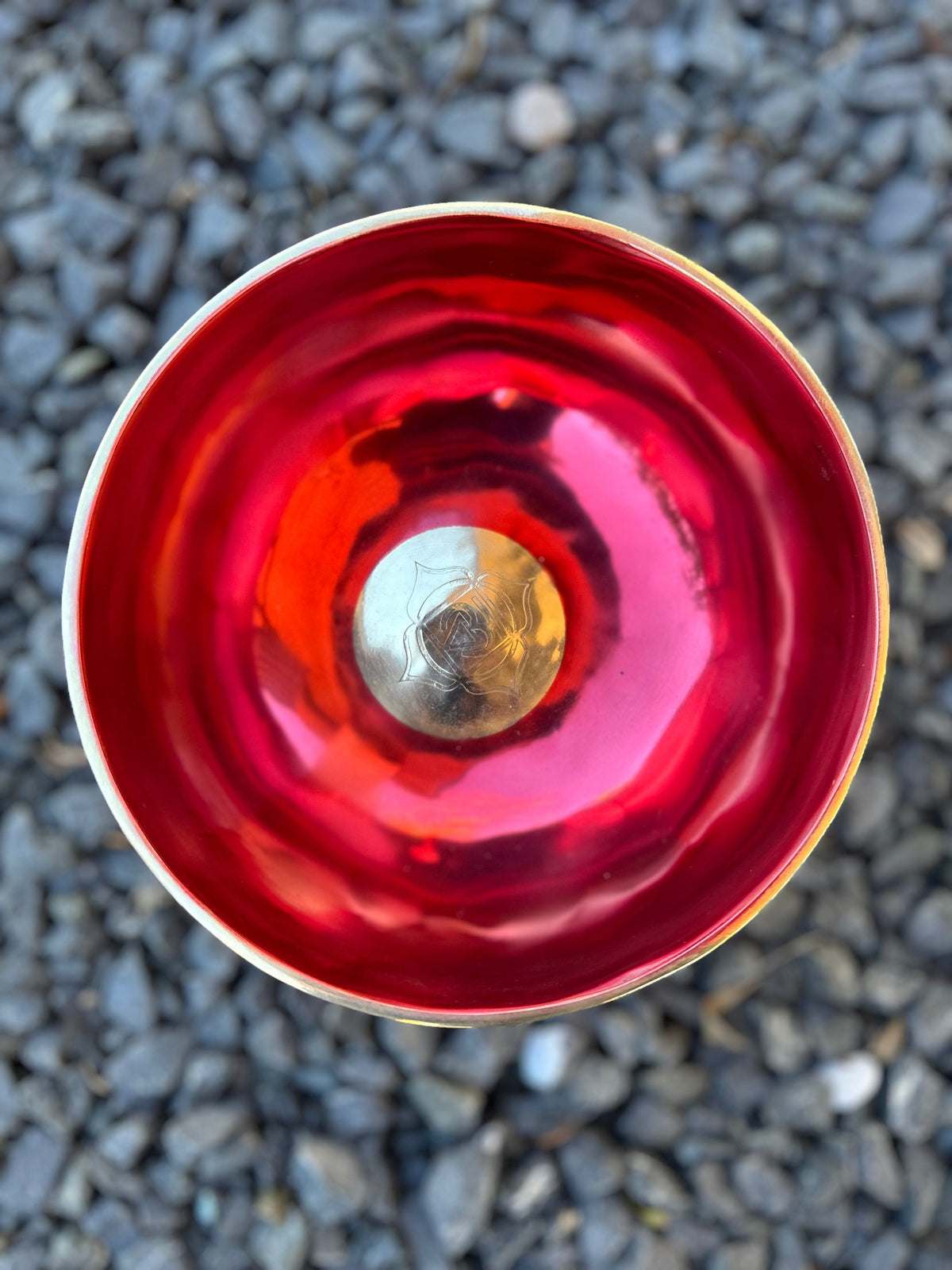 The Weathered Collection: 7 Inch 4th Octave C-Note Root Chakra Bowl - Series of 4