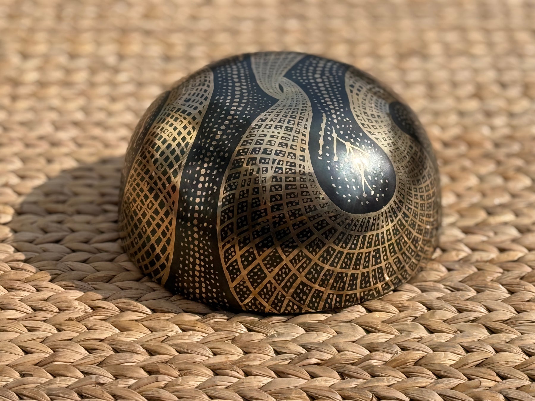 The Aether Bowl: 8 Inch Bell-Bronze Singing Bowl