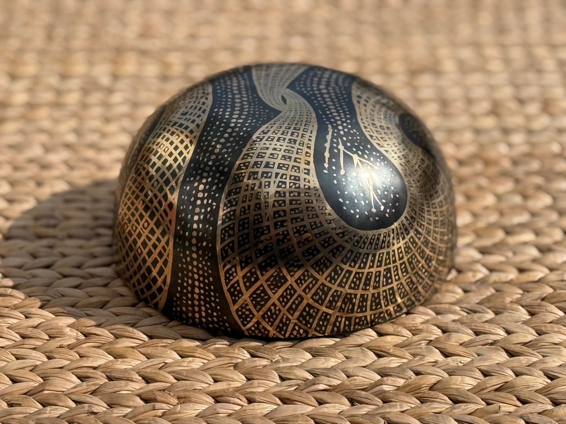 The Aether Bowl: 8 Inch Bell-Bronze Singing Bowl