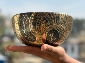 The Aether Bowl: 8 Inch Bell-Bronze Singing Bowl