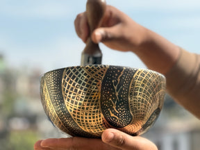 The Aether Bowl: 8 Inch Bell-Bronze Singing Bowl