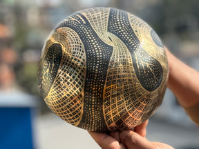 The Aether Bowl: 8 Inch Bell-Bronze Singing Bowl