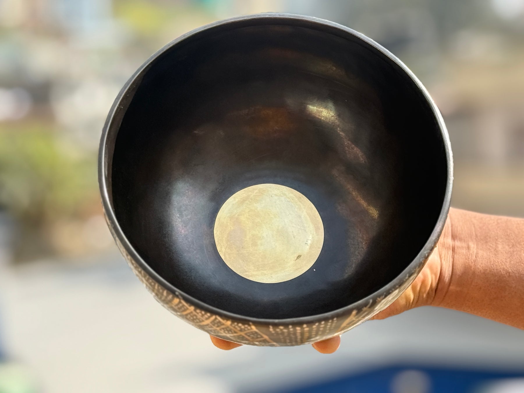 The Aether Bowl: 8 Inch Bell-Bronze Singing Bowl