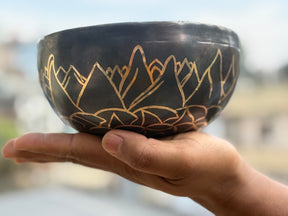 The Horizon Bowl: 6.5 Inch Bronze Handmade Limited Edition Singing Bowl