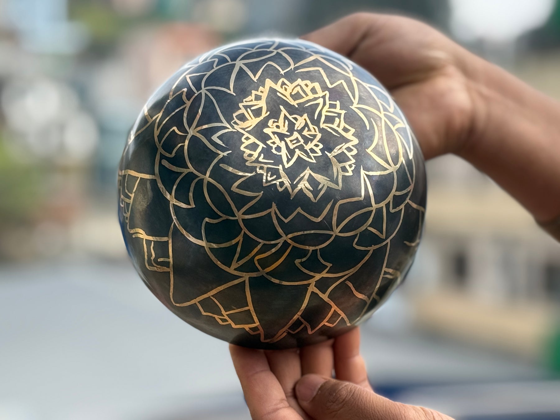 The Horizon Bowl: 6.5 Inch Bronze Handmade Limited Edition Singing Bowl