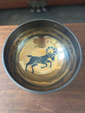 The Aries Singing Bowl - 9 inch Large | Handmade In Nepal
