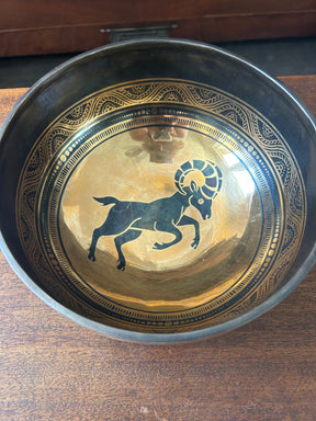 The Aries Singing Bowl - 9 inch Large | Handmade In Nepal