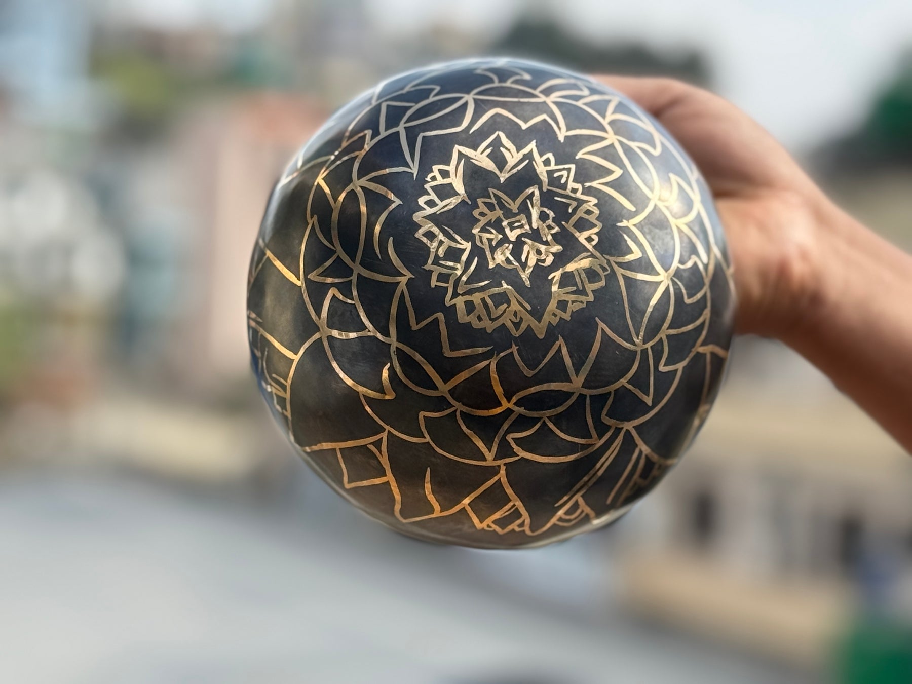 The Horizon Bowl: 6.5 Inch Bronze Handmade Limited Edition Singing Bowl