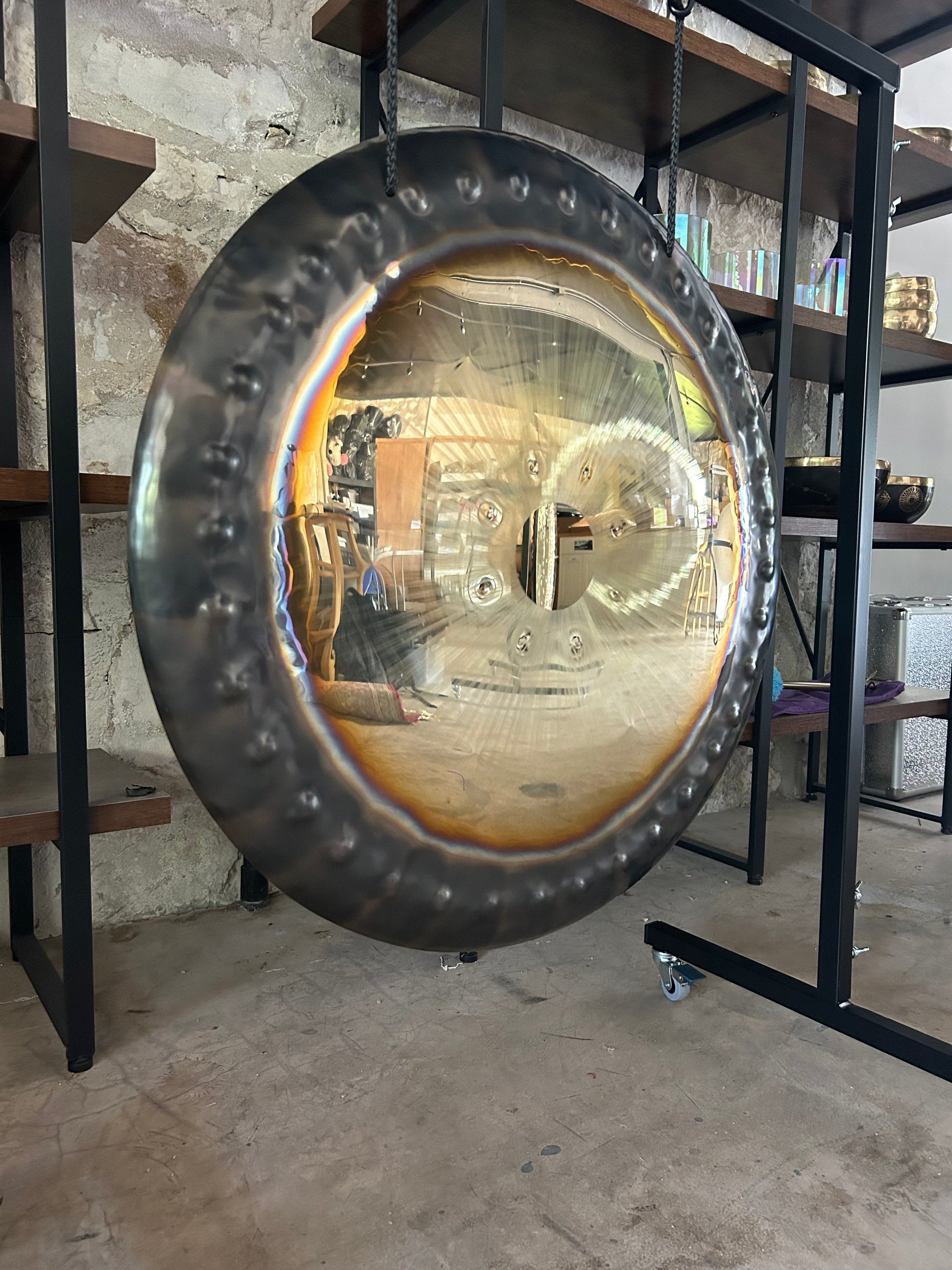 Wajed-style stand for 24 inch gong