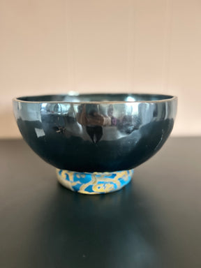 Blue Moon Bowl: Large Handmade Bronze Singing Bowl From Nepal