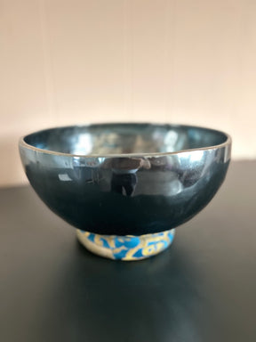 Blue Moon Bowl: Large Handmade Bronze Singing Bowl From Nepal