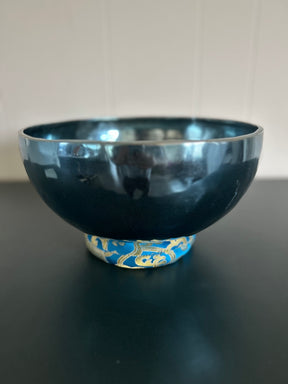 Blue Moon Bowl: Large Handmade Bronze Singing Bowl From Nepal