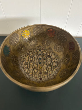 Presale Now Open: Gem Of The Garden Bowl: Extra Large 13 Inch Bronze Handmade Singing Bowl