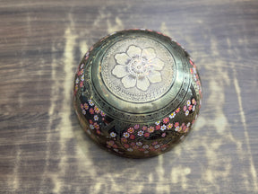 The Flower Dragon. 9 Inch Hand-Painted Singing Bowl. Spring Edition