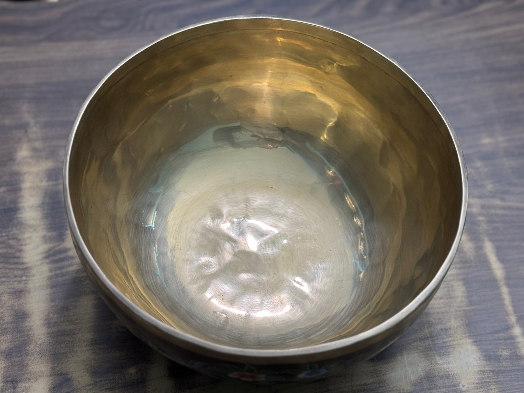 The Hummingbird's Garden. 8.5 Inch Hand-Painted Singing Bowl. Limited Edition Run