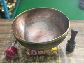 13 Inch Bronze Longevity Bowl I Large Format Second Octave Singing Bowl