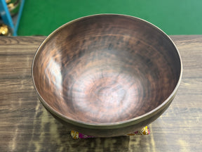 13 Inch Bronze Longevity Bowl I Large Format Second Octave Singing Bowl