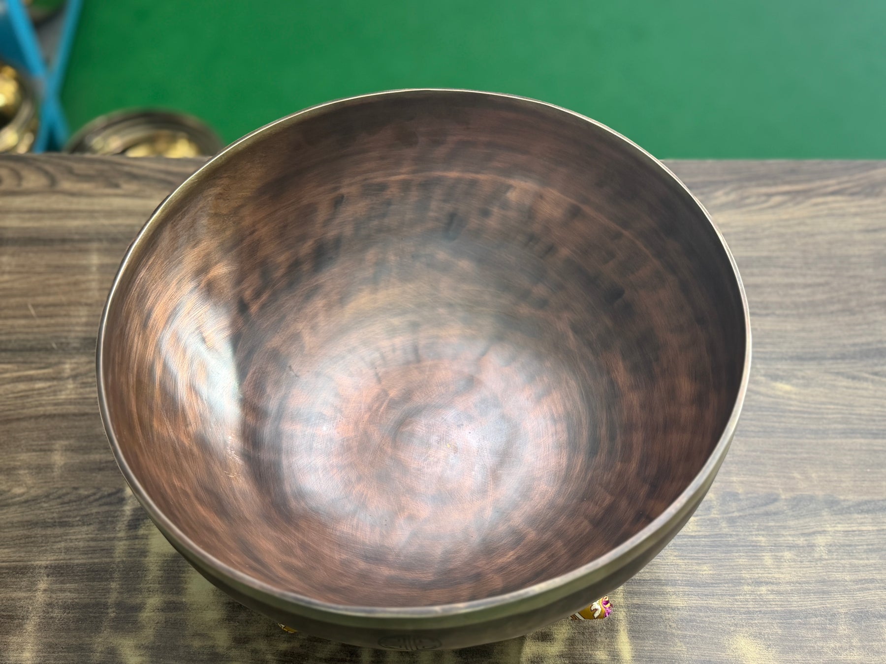 13 Inch Bronze Longevity Bowl I Large Format Second Octave Singing Bowl